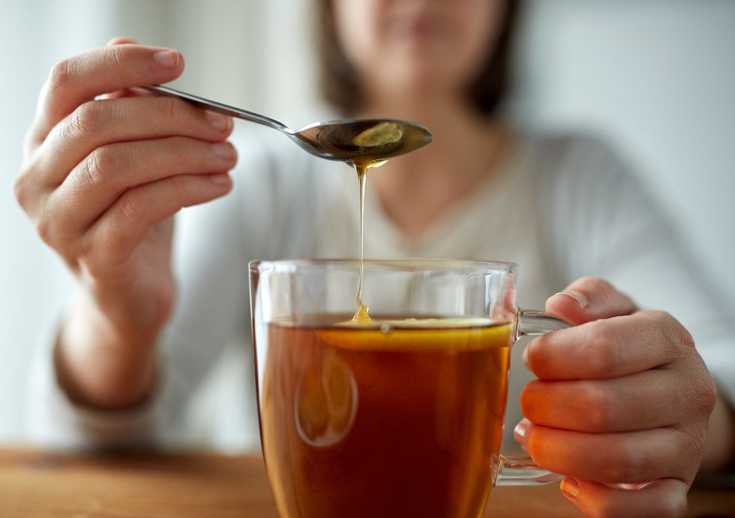 honey in tea