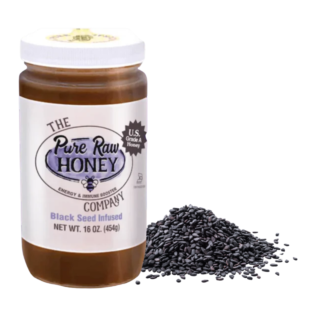 black seed flower honey Black Seed Honey 16oz
