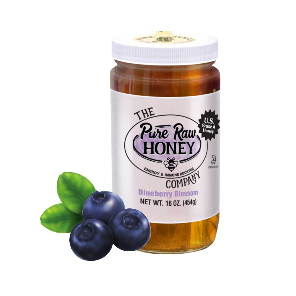Blueberry Blossom Honey Unfiltered 16oz