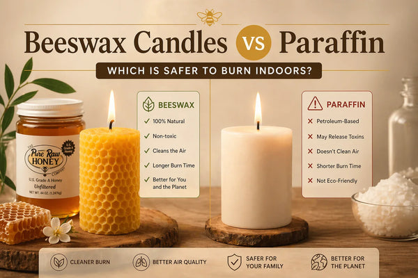 Beeswax Candles vs Paraffin: Which Is Safer to Burn Indoors?