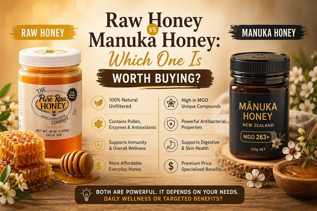 Raw Honey vs Manuka Honey: Which One Is Worth Buying?