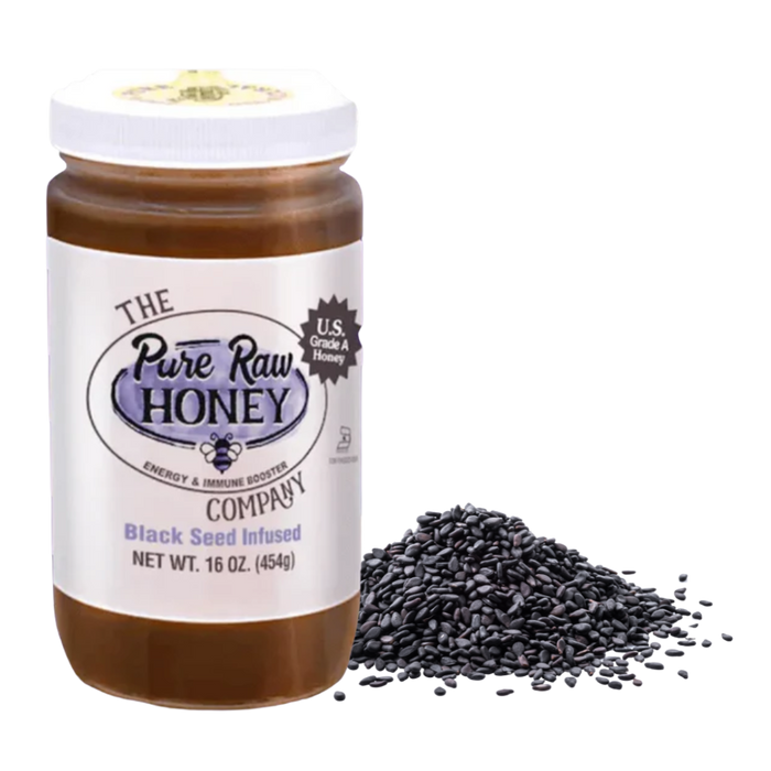 Black Seed Honey 16oz - Pure Raw Brands