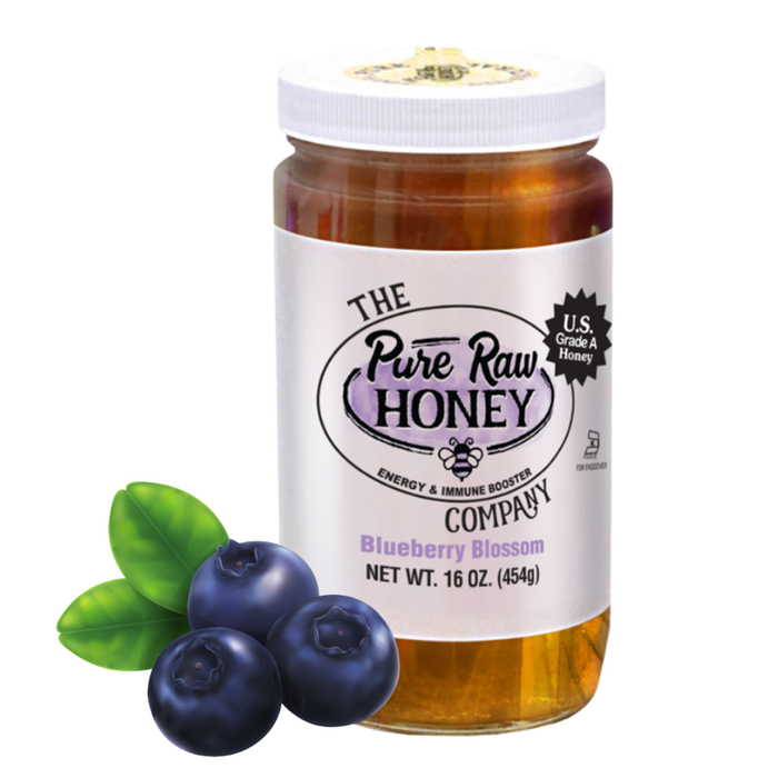 Blueberry Blossom Honey Unfiltered 16oz