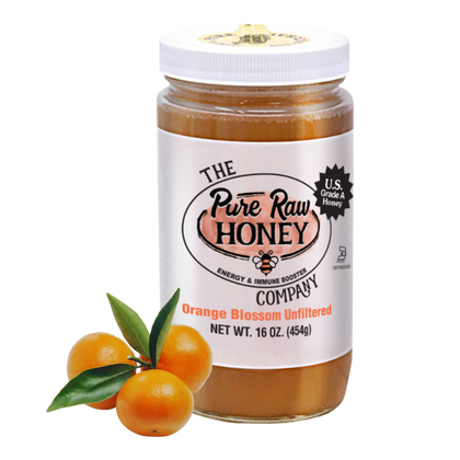 Unfiltered Orange Blossom Honey 16oz