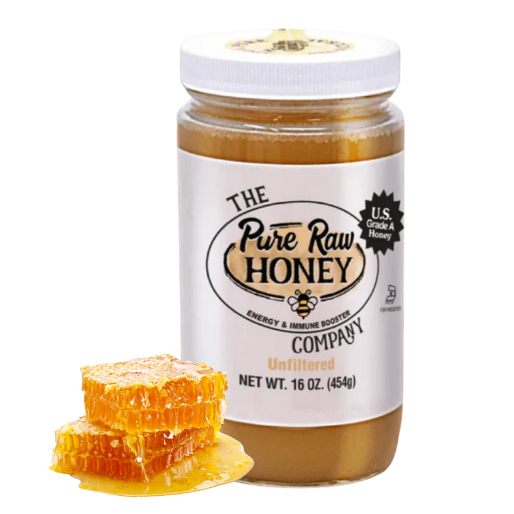 Raw Unfiltered honey 16oz