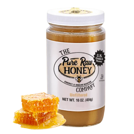 Raw Unfiltered honey 16oz