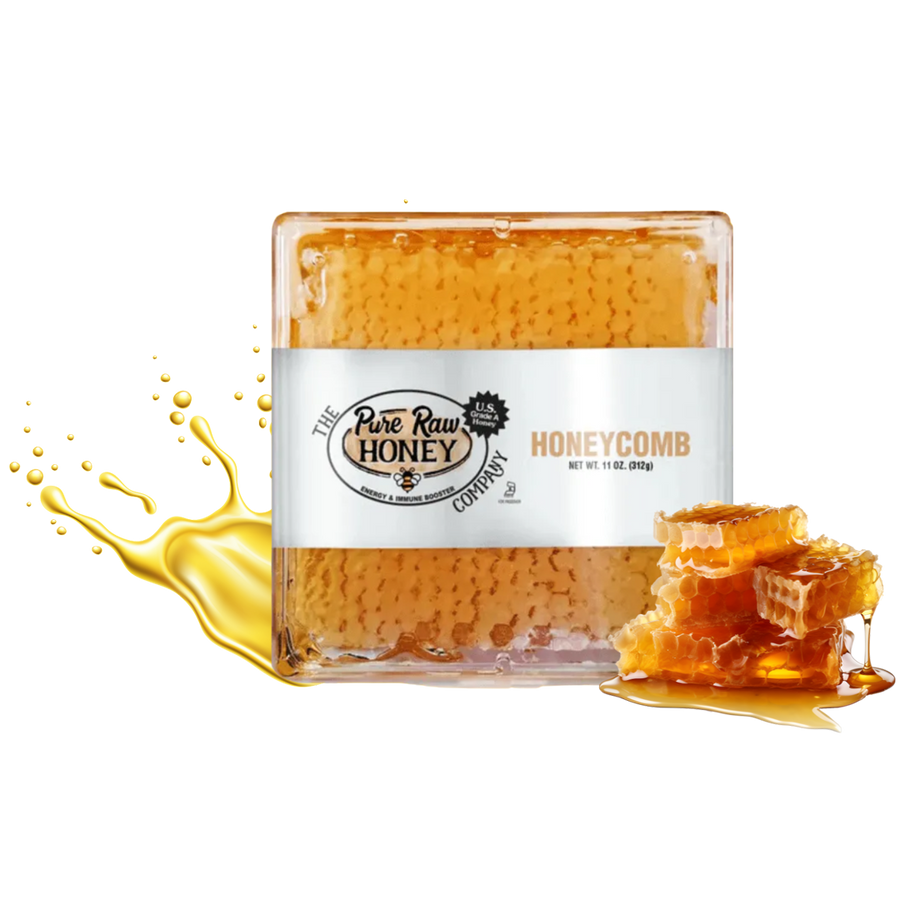 Freshly Harvested Raw Honeycomb