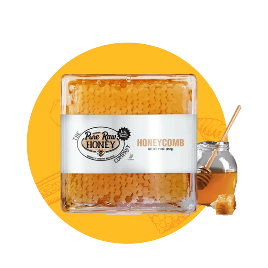 Freshly Harvested Raw Honeycomb