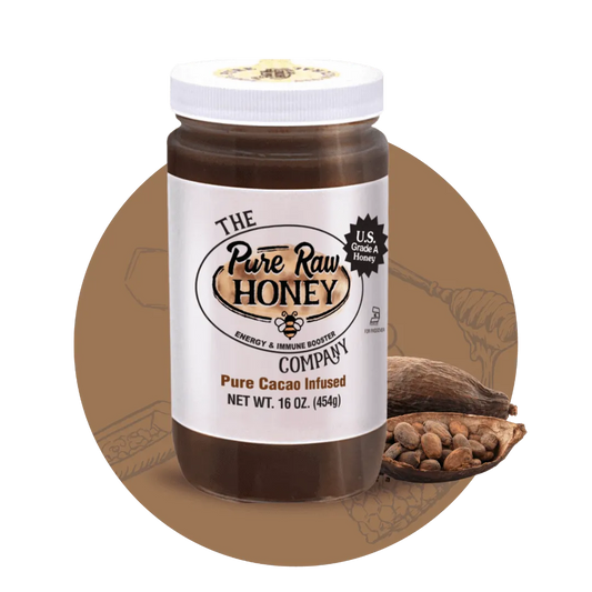 Raw Cacao Honey 16oz